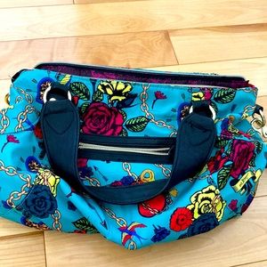 turquoise betsey johnson handbag